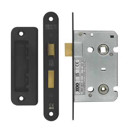 Zoo Hardware Bathroom Lock - Black