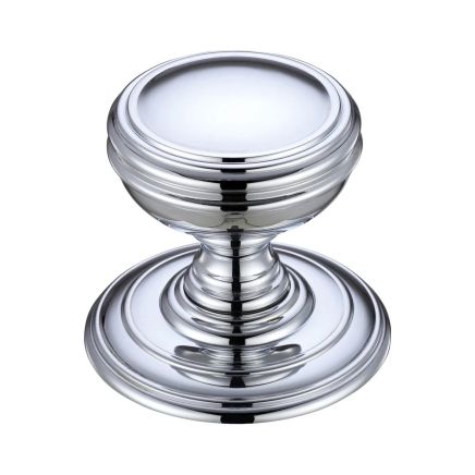 Zoo Hardware Mortice Knob - Concealed Fix - Polished Chrome