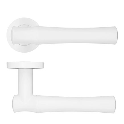 Zoo Hardware Aldo Lever On Round Rose - White