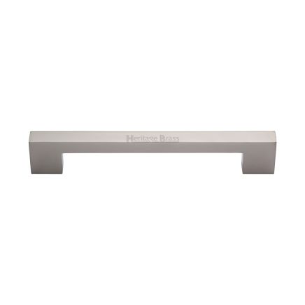 Heritage Brass Cabinet Pull Metro Design 160mm CTC Satin Nickel Finish