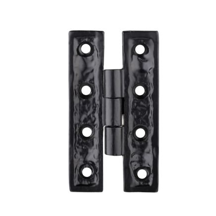 Zoo Hardware 'H' Hinge - 83mm x 45mm (Single) - Black
