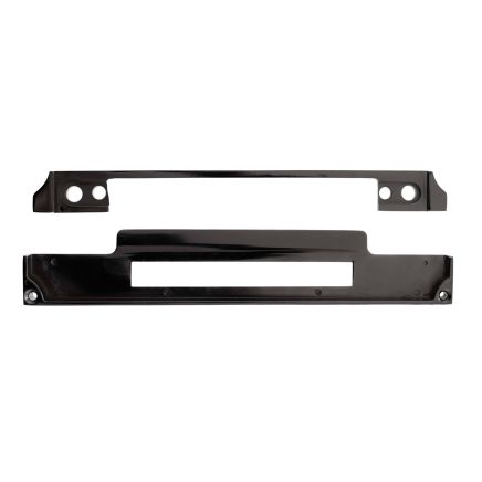Atlantic DIN Rebate Kit for Euro Profile, Bathroom Lock, Latch, Euro Deadlock - Black Nickel