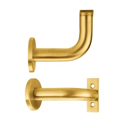 Zoo Hardware Handrail Bracket (Concealed) SSS - 3" - PVD Satin Brass