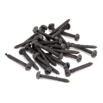 Beeswax 8 x 1¼" Round Head Screws (25)
