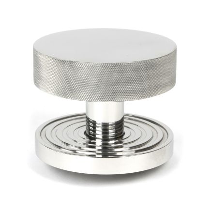 Polished Marine SS (316) Brompton Centre Door Knob (Beehive)