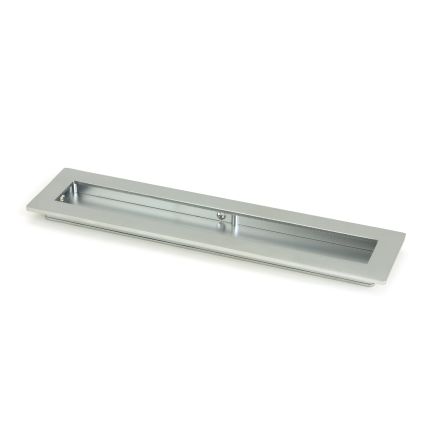 Satin Chrome 250mm Plain Rectangular Pull