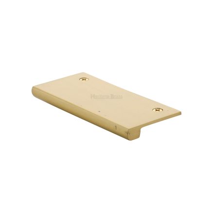 Heritage Brass EPT Edge Pull Cabinet Handle 100mm Satin Brass finish