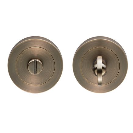 Thumb Turn & Release - Antique Brass