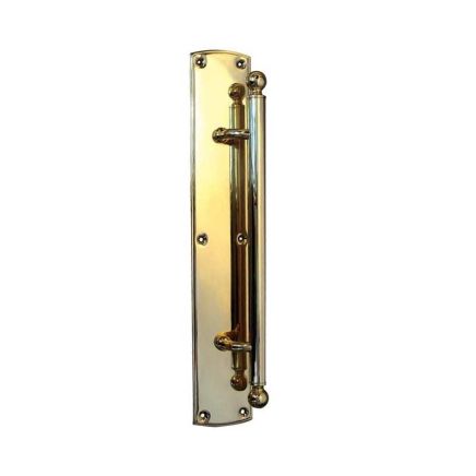 Jedo Blenheim Pull Handles 390mm Polished Brass - By Frelan Hardware - JV3697PB