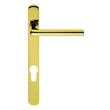 Serozzetta Rosa Lever On Narrow Plate - Stainless Brass
