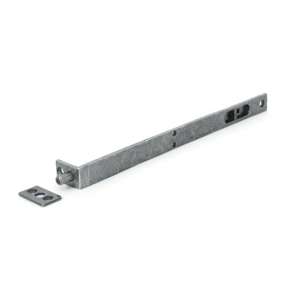 Pewter 12'' Flush/Slide Door Bolt