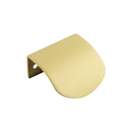 Burlington 50mm Satin Brass Arched Edge Pull - By Frelan Hardware - BUR940SB