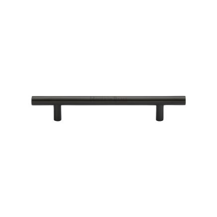 Heritage Brass Cabinet Pull Bar Design 128mm CTC Matt Bronze Finish