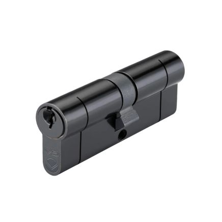 Zoo Hardware 80mm Euro Double Keyed to Differ - Black