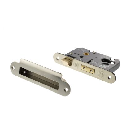 Atlantic Euro Radius Corner Sashlock [CE] 3" - Satin Nickel
