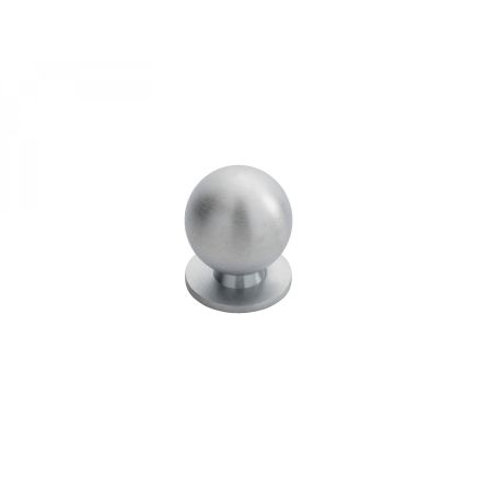 Ball Knob 30mm - Satin Chrome