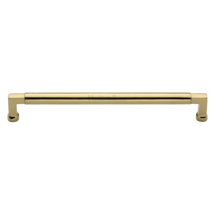 Heritage Brass Cabinet Pull Bauhaus Design 254mm CTC Polished Brass Finish