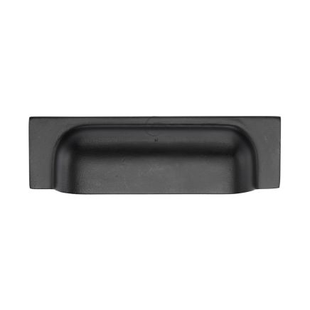 Black Iron Rustic Cabinet Pull Military Design 76/96mm
