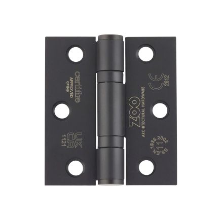 Zoo Hardware Grade 11 hinge - Matt Black