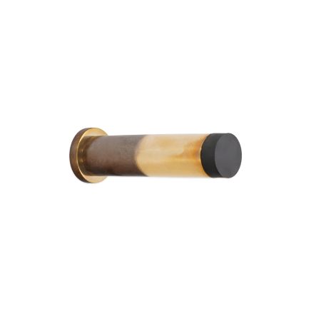 Opal Knurlmond Door Stop Aged Brass
