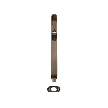 Flush Bolt Radius - Matt Bronze