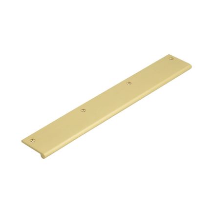Burlingon 300mm Satin Brass Flat Edge Pull - By Frelan Hardware - BUR932SB