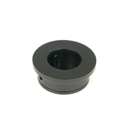 Matt Black 34mm Round Finger Edge Pull