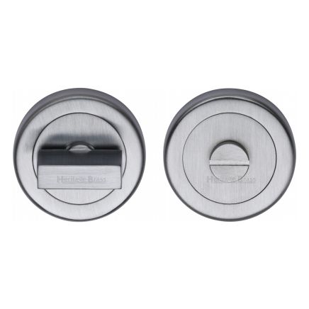 Heritage Brass Thumbturn & Emergency Release Satin Chrome Finish