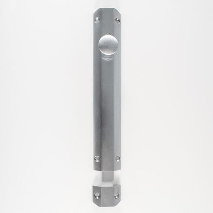 Surface Bolt 203mm - Satin Chrome