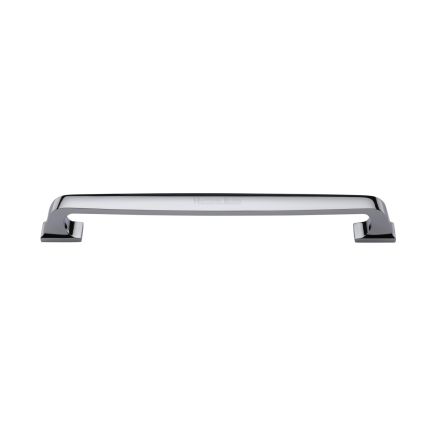 Heritage Brass Door Pull Handle Durham Design 345mm Polished Chrome Finish