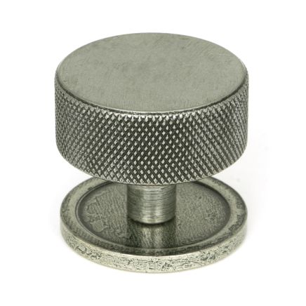 Pewter Brompton Cabinet Knob - 38mm (Plain)