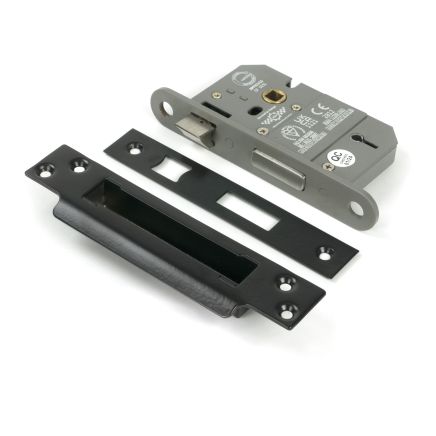 Black 2½" 5 Lever BS Sash Lock KA