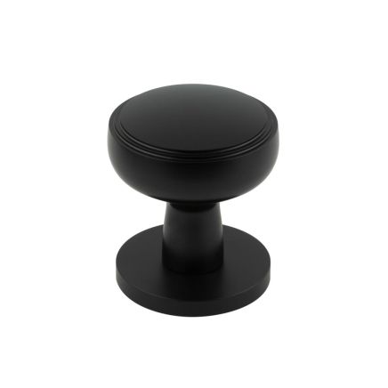 Classic Matt Black Mortice Knob - By Frelan Hardware - JV801MB