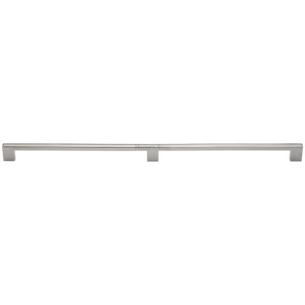 Heritage Brass Cabinet Pull Metro Design 480mm CTC Polished Nickel Finish