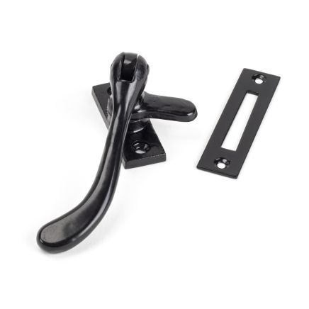 Black Handmade Peardrop Fastener