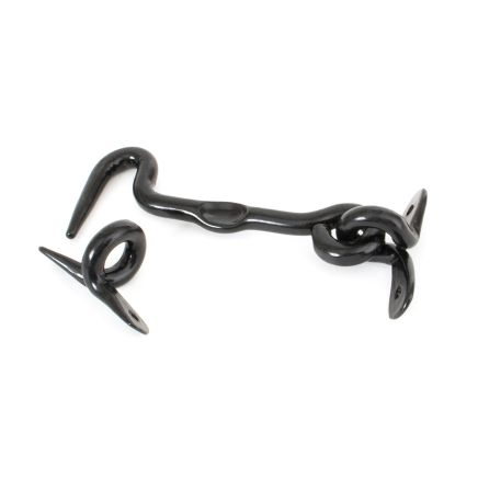 Black 4" Forged Cabin Hook
