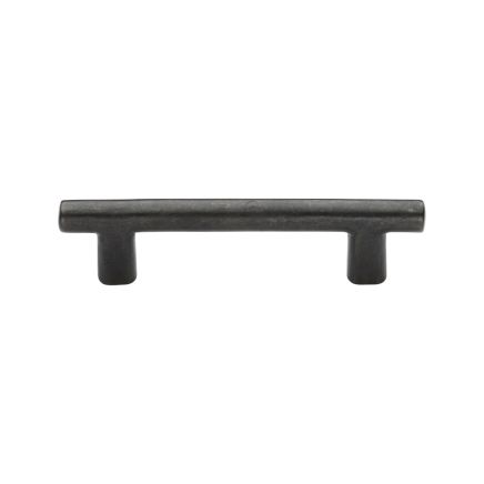 Rustic Dark Bronze Cabinet Pull Round T-Bar Design 96mm CTC