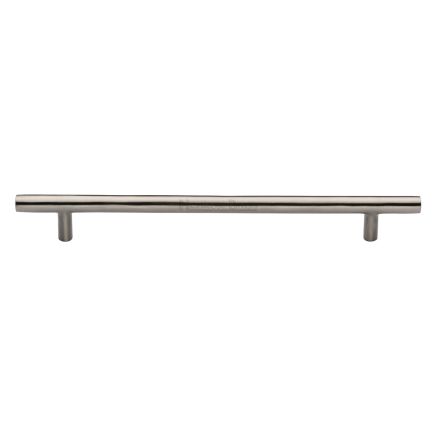 Heritage Brass Cabinet Pull Bar Design 203mm CTC Satin Nickel Finish