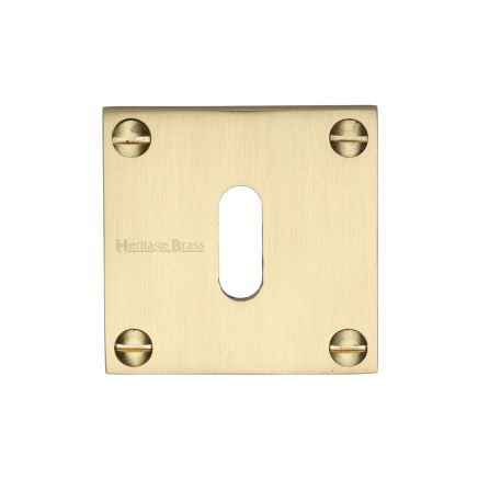 Heritage Brass Keyhole Escutcheon Satin Brass finish
