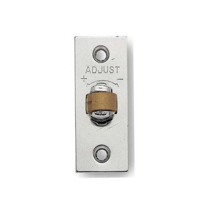 Jedo Adjustable Rollerbolt Catches with Brass Roller 36mm Satin Nickel - By Frelan Hardware - J8073SN