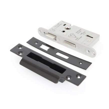 Black 2½" 5 Lever Heavy Duty Sash Lock KA