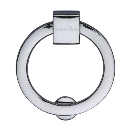 Heritage Brass Round Drop Pull 63mm Polished Chrome finish