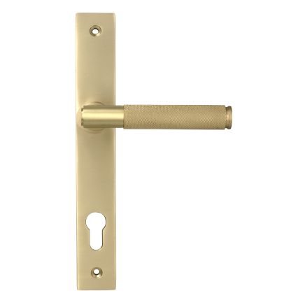Satin Brass Brompton Slimline Lever Espag. Lock Set