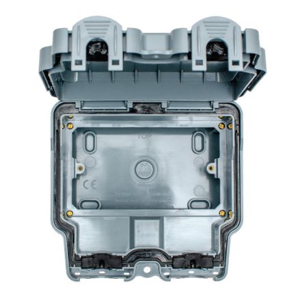 Eurolite Euroseal 2 Gang Enclosure Grey