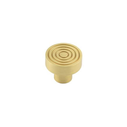 Murray Cupboard Knobs 30mm Satin Brass - By Frelan Hardware - HOX1130SB