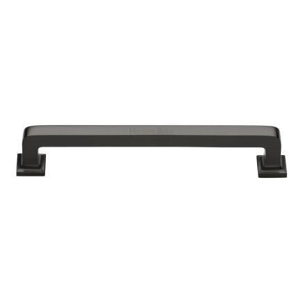Heritage Brass Cabinet Pull Square Vintage Design 203mm CTC Matt Bronze Finish