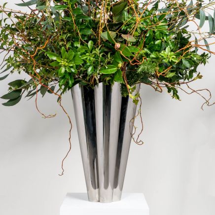 Polished Marine SS (316) 30cm Flora Pot