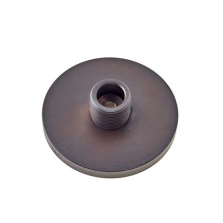 Burlington Plain Bases to Suit Wall Mounted Doorstops Dark Bronze - By Frelan Hardware - BUR971DB