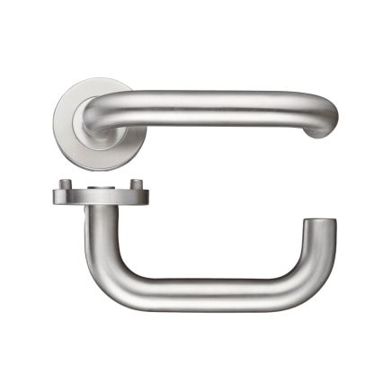 ZG4S030 19mm Return To Door Lever On Rose - Grade 4