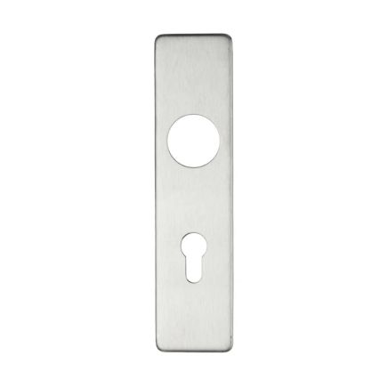 Zoo Hardware Cover plate for 19 mm RTD Lever on Short Backplate - Satin Stainless